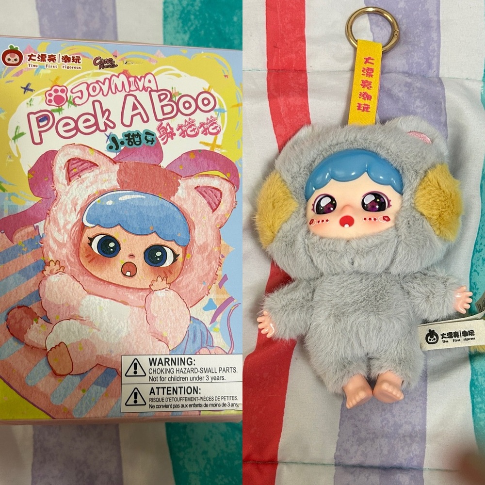 Joymiya Peek A Boo keychain plush